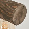 CANEDO Wall Light Dark wood, 1-light source