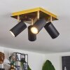 ZUOZ Ceiling Light brass, black, 4-light sources