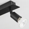 CASTILLO Ceiling Light black, 4-light sources