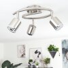 AUTILLA Ceiling Light LED matt nickel, white, 3-light sources