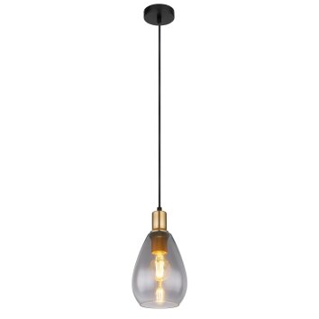 Globo FANNI Pendant Light brass, black, 1-light source