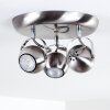 Gadmen Ceiling Light matt nickel, 3-light sources