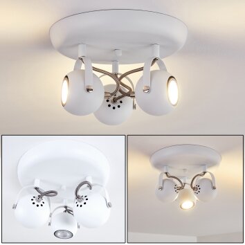 Gadmen Ceiling Light white, 3-light sources