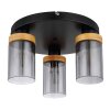 Globo FINCA Ceiling Light Ecru, black, 3-light sources