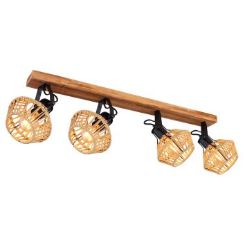 Globo STRAHLER Ceiling Light black, 4-light sources
