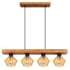 Globo STRAHLER Pendant Light black, 4-light sources