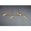 Trio MARLEY Pendant Light antique brass, 4-light sources