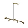 Trio MARLEY Pendant Light antique brass, 6-light sources