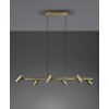 Trio MARLEY Pendant Light antique brass, 6-light sources