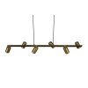 Trio MARLEY Pendant Light antique brass, 6-light sources