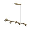 Trio MARLEY Pendant Light antique brass, 6-light sources