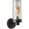 Brilliant MASHAM Outdoor Wall Light black, 1-light source
