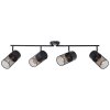 Brilliant KAMOLO Ceiling Light black, 4-light sources