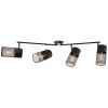 Brilliant KAMOLO Ceiling Light black, 4-light sources