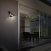 Brilliant MATFEN Outdoor Wall Light LED black, 1-light source