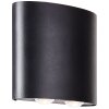Brilliant TURSDALE Outdoor Wall Light LED black, 4-light sources