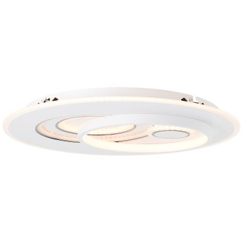 Brilliant FURTADO Ceiling Light LED black, white, 1-light source, Remote control