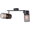 Brilliant KAMOLO Ceiling Light black, 2-light sources