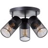 Brilliant KAMOLO Ceiling Light black, 3-light sources