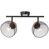 Brilliant THUY Ceiling Light black, 2-light sources