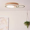 Brilliant KARNEY Ceiling Light LED brown, black, 1-light source