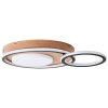 Brilliant KARNEY Ceiling Light LED brown, black, 1-light source