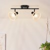 Brilliant NORAH Ceiling Light black, 2-light sources