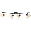 Brilliant NORAH Ceiling Light black, 4-light sources