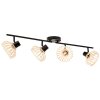 Brilliant NORAH Ceiling Light black, 4-light sources