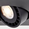 Brilliant DORO Ceiling Light LED black, 1-light source