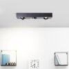 Brilliant DORO Ceiling Light LED black, 3-light sources