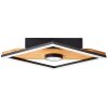 Brilliant WOODBRIDGE Ceiling Light LED brown, black, 1-light source