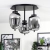 VERBANIA Ceiling Light black, 3-light sources
