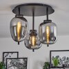 VERBANIA Ceiling Light black, 3-light sources