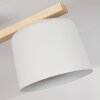 COMBARBALA Ceiling Light grey, Light wood, 3-light sources