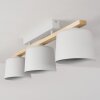 COMBARBALA Ceiling Light grey, Light wood, 3-light sources