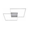 Paul Neuhaus Q-Inigo Ceiling Light LED stainless steel, 2-light sources, Remote control