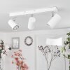 JAVEL Ceiling Light chrome, white, 3-light sources