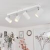 JAVEL Ceiling Light chrome, white, 4-light sources