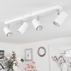 JAVEL Ceiling Light chrome, white, 4-light sources