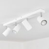 JAVEL Ceiling Light chrome, white, 4-light sources