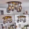 VERBANIA Ceiling Light brass, 6-light sources