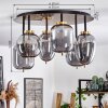 VERBANIA Ceiling Light brass, 6-light sources
