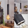 WHEELWRIGHT Pendant Light matt nickel, black, 1-light source