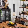 WHEELWRIGHT Pendant Light matt nickel, black, 1-light source