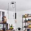 WHEELWRIGHT Pendant Light matt nickel, black, 1-light source