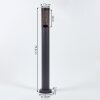 GABORONE path light anthracite, 1-light source