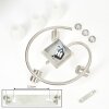 ALDANA Ceiling Light matt nickel, 3-light sources