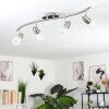 CHAPOD Ceiling Light matt nickel, 4-light sources