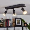 CASTILLO Ceiling Light black, 3-light sources